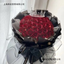 成品大束永生香皂玫瑰花花情人节表白送女友闺蜜生日礼物花束包邮