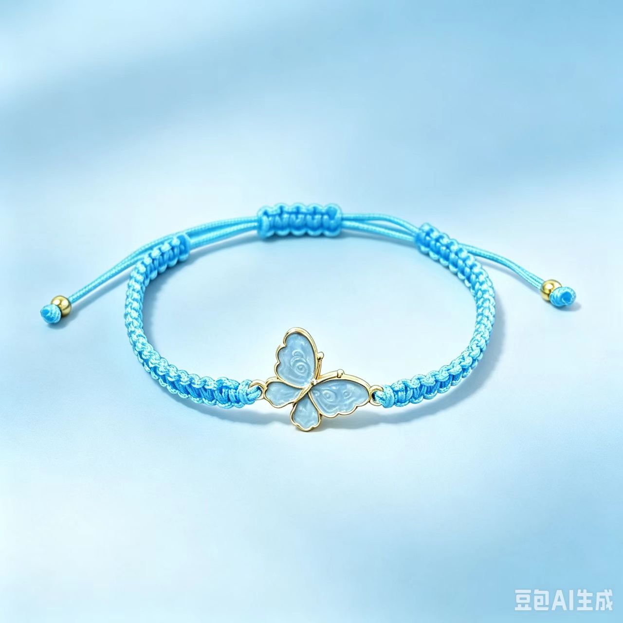 Pulsera Tejida de Mariposa en Aleación de Zinc para Parejas image 19