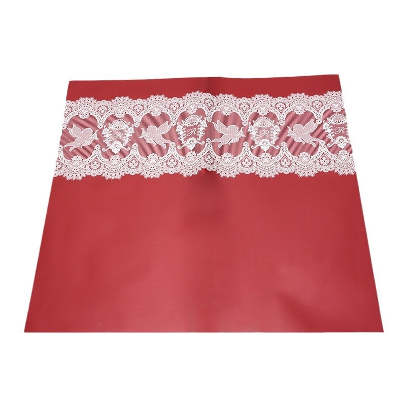 Huaxi Aisheng papel de embalaje de encaje tridimensional ramo de flores hecho a mano DIY material de alta calidad ramo florista papel de embalaje de flores