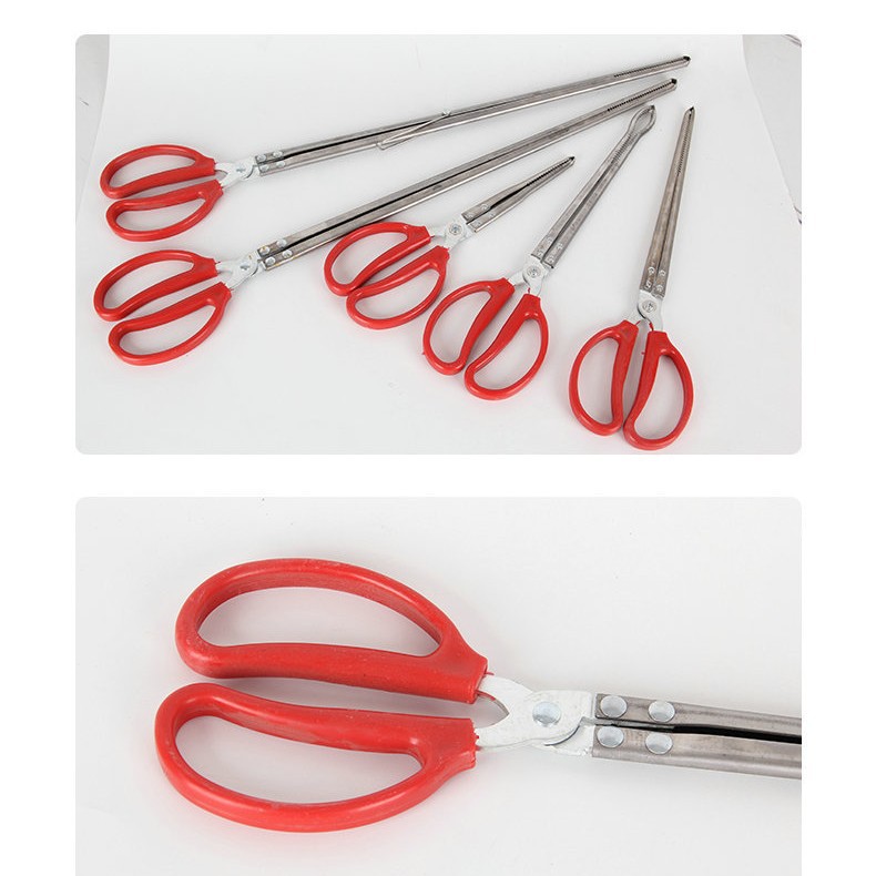 Loach eel clip eel clip stainless steel pliers anti-slip sea-catching artifact crab lobster tool trash clip