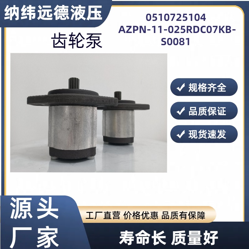 0510725104排量25 AZPN-11-025RDC07KB-S0081力士乐齿轮泵全新