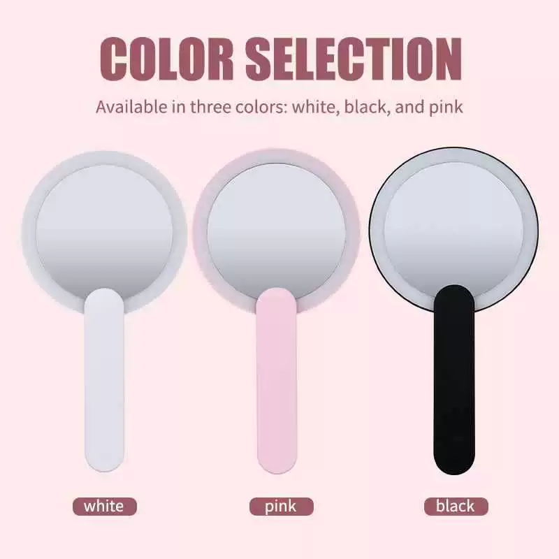 ✅ Миниатюрное портативное зеркало для макияжа с магнитным креплением, миниатюрное зеркало для макияжа с подсветкой, ручное зеркало для маникюра