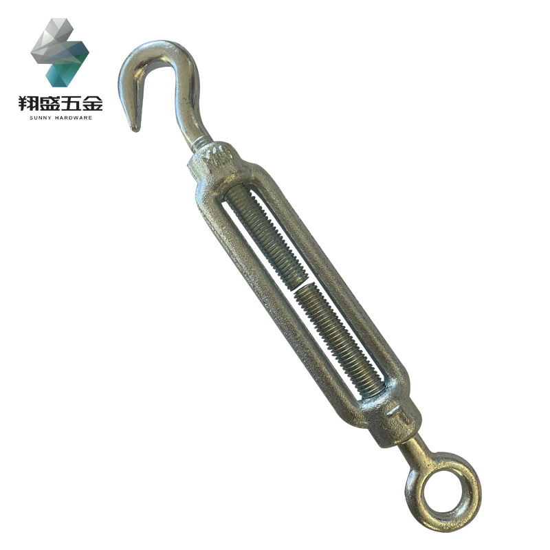 电镀锌锻造DIN1480花篮螺丝热镀锌拉紧器收紧器伸缩紧绳器铸造花