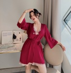 2021 новые товары сексуальный пижама женский строп ночное белье два рукава домой Одежда
