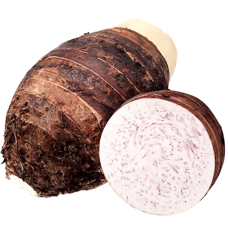 Guangxi Lippu Taro, Farm-Grown Fragrant Taro, Large and Soft Purple Taro, Freshly Dug Taro, Vegetable Taro, One-Piece Shipping Available