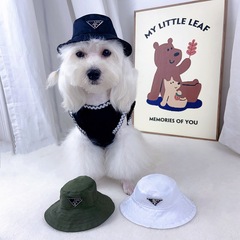 夏のファッションブランドの犬の帽子防水日よけ漁師の帽子のテディの雪の納瑞の屋外の写真を撮る帽子のペット用品