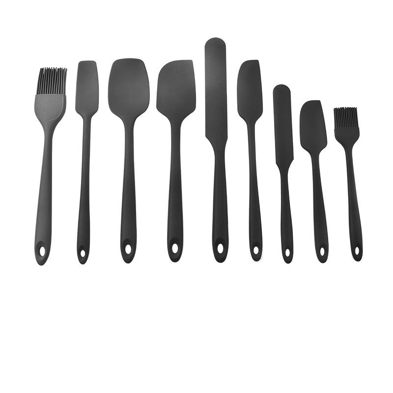 9 piezas de herramientas de horneado de raspador de crema casera raspador de mantequilla raspador de barbacoa cepillo de aceite para ensalada 5 piezas de pala