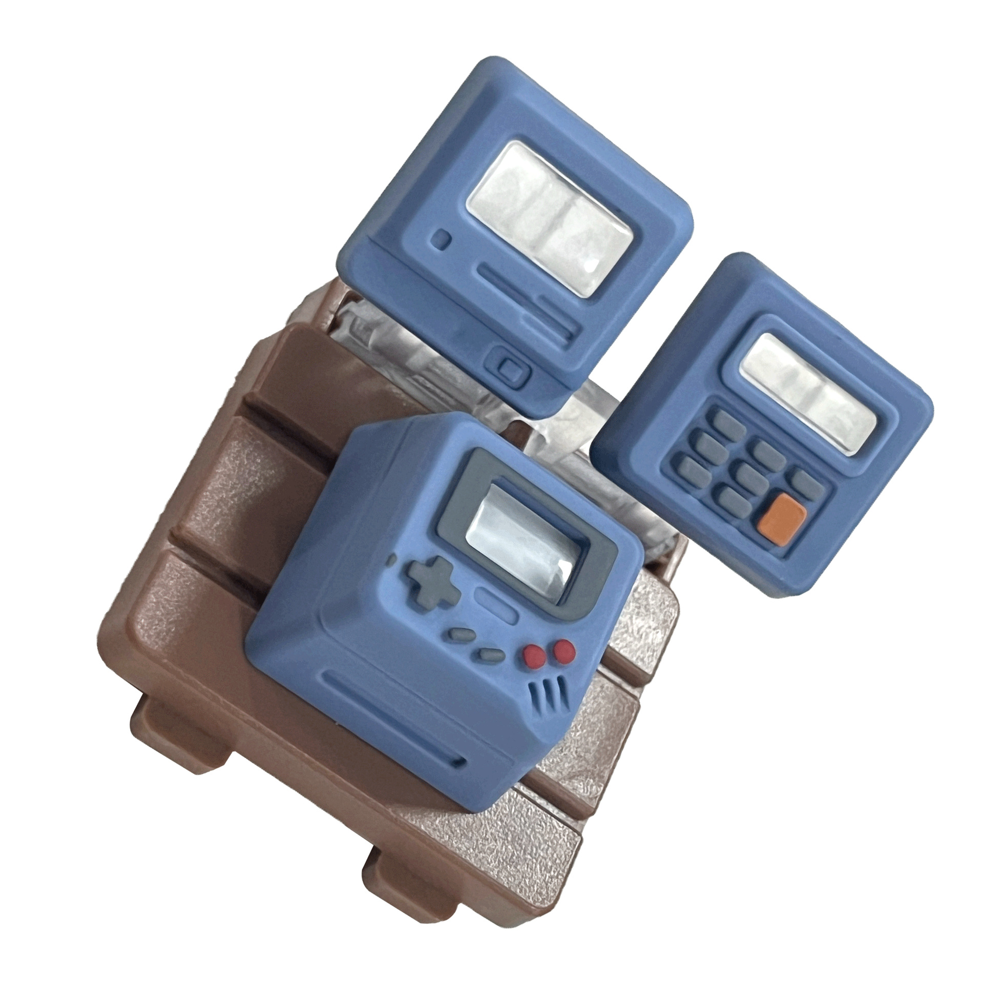 Retro K04 personalidad clásico retro keycap transparente tres en uno teclado mecánico rentable keycap