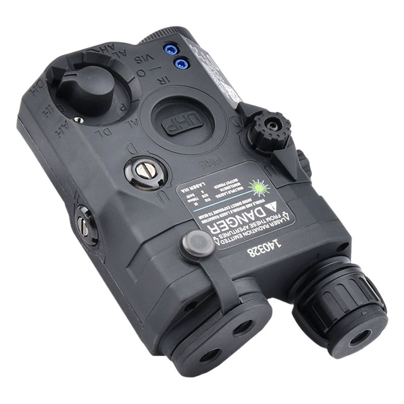 PEQ-15 Тактический лазерный индикатор светодиодный яркий свет вспышка освещение ИК красный зеленый синий лазерный батарейный отсек зарубежная версия