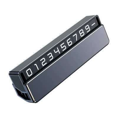 Nömrəli dayanma kartı, Simple Hidden-Style Car Parking Number