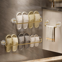 衛生間置物架浴室拖鞋架免打孔壁掛式廁所門後收納神器洗手間瀝水