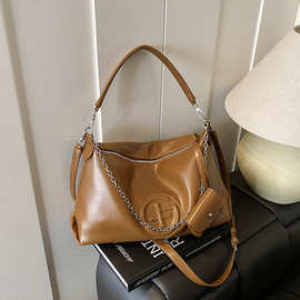 潮流大容量单肩包跨境bags轻奢时尚欧美通勤腋下包复古洋气斜挎包