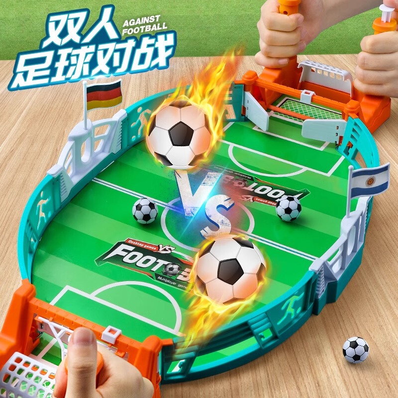 Table Football Toy, Educational Board Game, Tabletop Game, Two-Player Battle, Parent-Child Interaction, Fun for Boys to Play Soccer Table Football Toy, Educational Board Game, Tabletop Game, Two-Player Battle, Parent-Child Interaction, Fun for Boys to Play Soccer