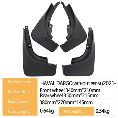 Mudguard Dargo 2021 Model Without Side