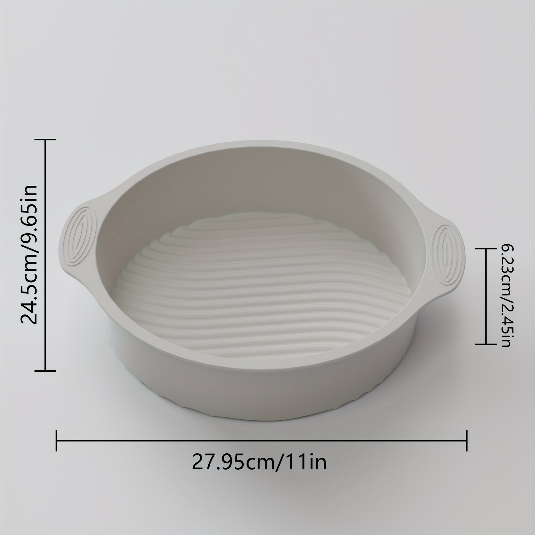 Grado alimenticio silicona aire freidora placa de horno horneado herramienta aplicable molde de tostada de pastel resistente a alta temperatura