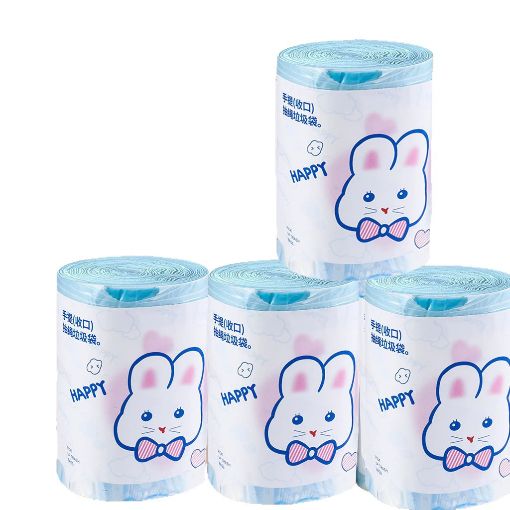 Disposable garbage can for home use, linen bag, drawstring, increased thickness