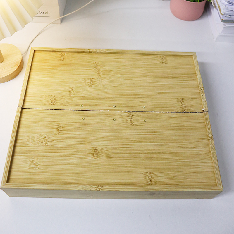 Caja de almacenamiento tipo cajón de bambú retráctil estratificado cubiertos de cocina almacenar artefactos a prueba de agua a prueba de humedad caja de separación y acabado