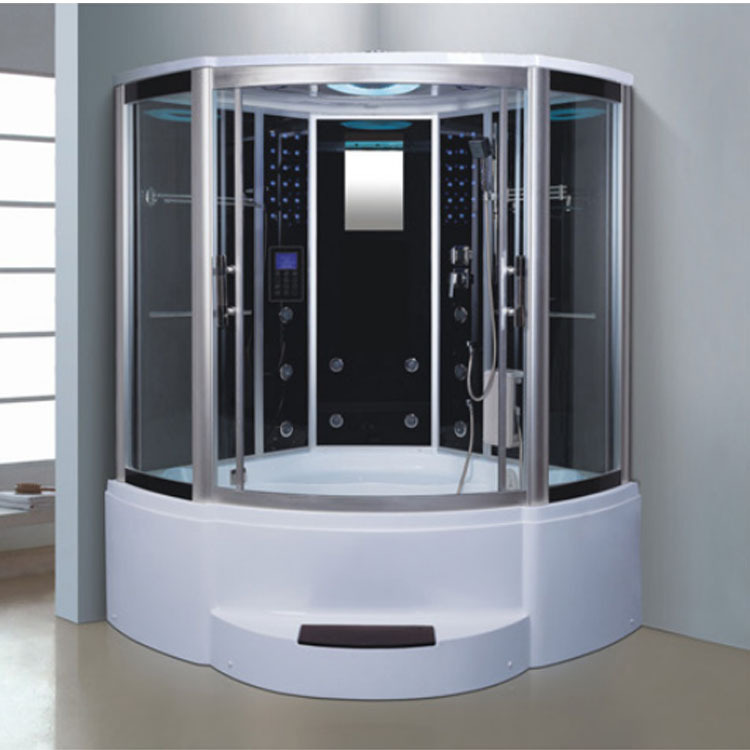 Foshan bathroom hotel home steam room acrylic massage spa bathtub sauna sweat shower integrated dual-use Foshan bathroom hotel home steam room acrylic massage spa bathtub sauna sweat shower integrated dual-use