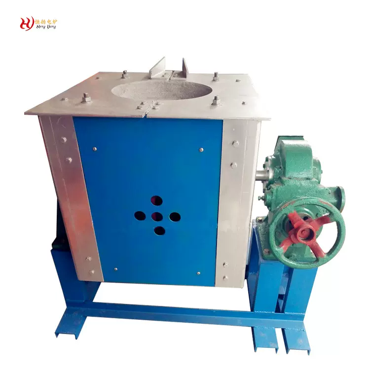 KGPS铝壳电炉中频金属熔炼工厂定制0.1t-30t操作手摇简单节能环保