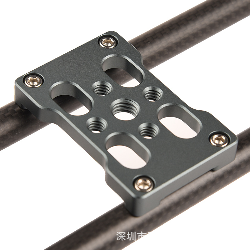 40cm fibra de carbono escritorio mini carril deslizante estabilizador rodamiento universal SLR micro solo Smartphone