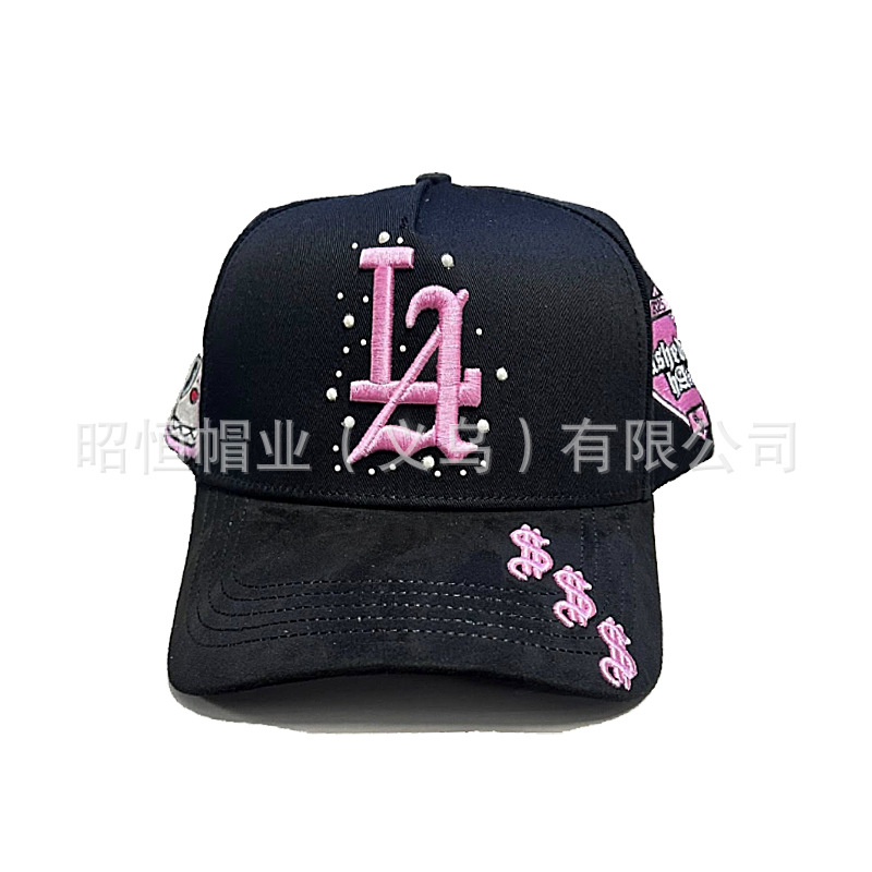 Comercio exterior transfronterizo de Nueva York sombreros de cara pequeña ajustable bordado lengua de pato estilo coreano sombreros de béisbol para hombres y mujeres al aire libre