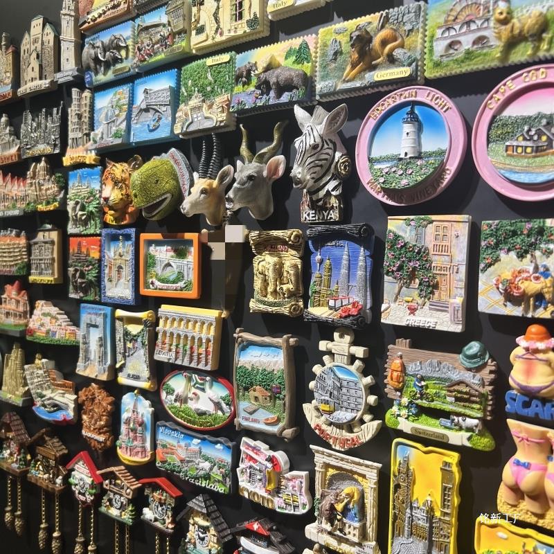 世界各地旅游纪念风景建筑人文装饰工艺品磁力贴冰箱贴收藏伴手礼