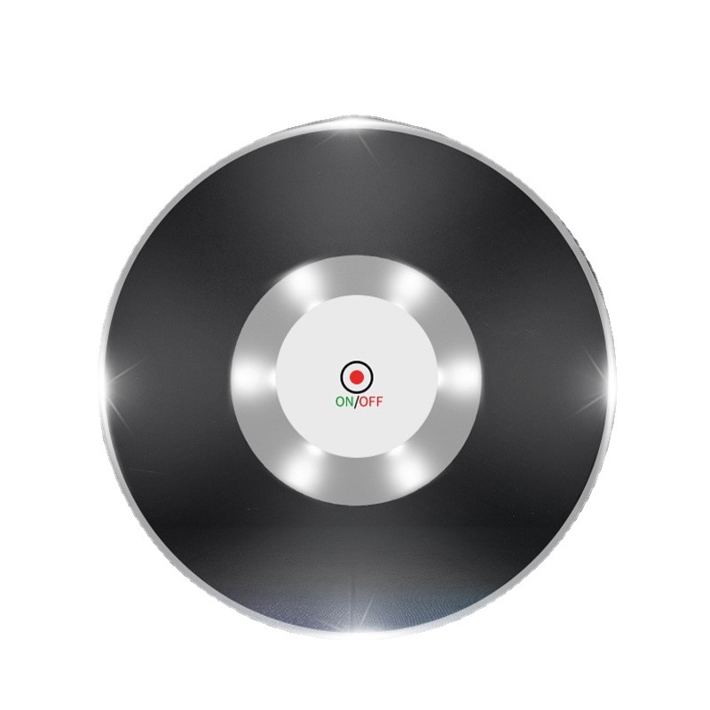 Venta al por mayor acrílico luminoso Coaster colorido Coaster coche atmósfera base LED luminoso botella pegatina barra de luz