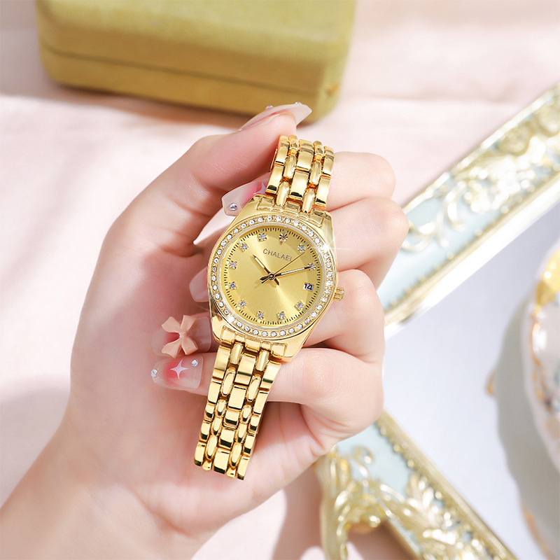 CHALAEL snow that Europe trembles fast hand live explosion high-end business full-automatic flywheel real diamond ladies watch