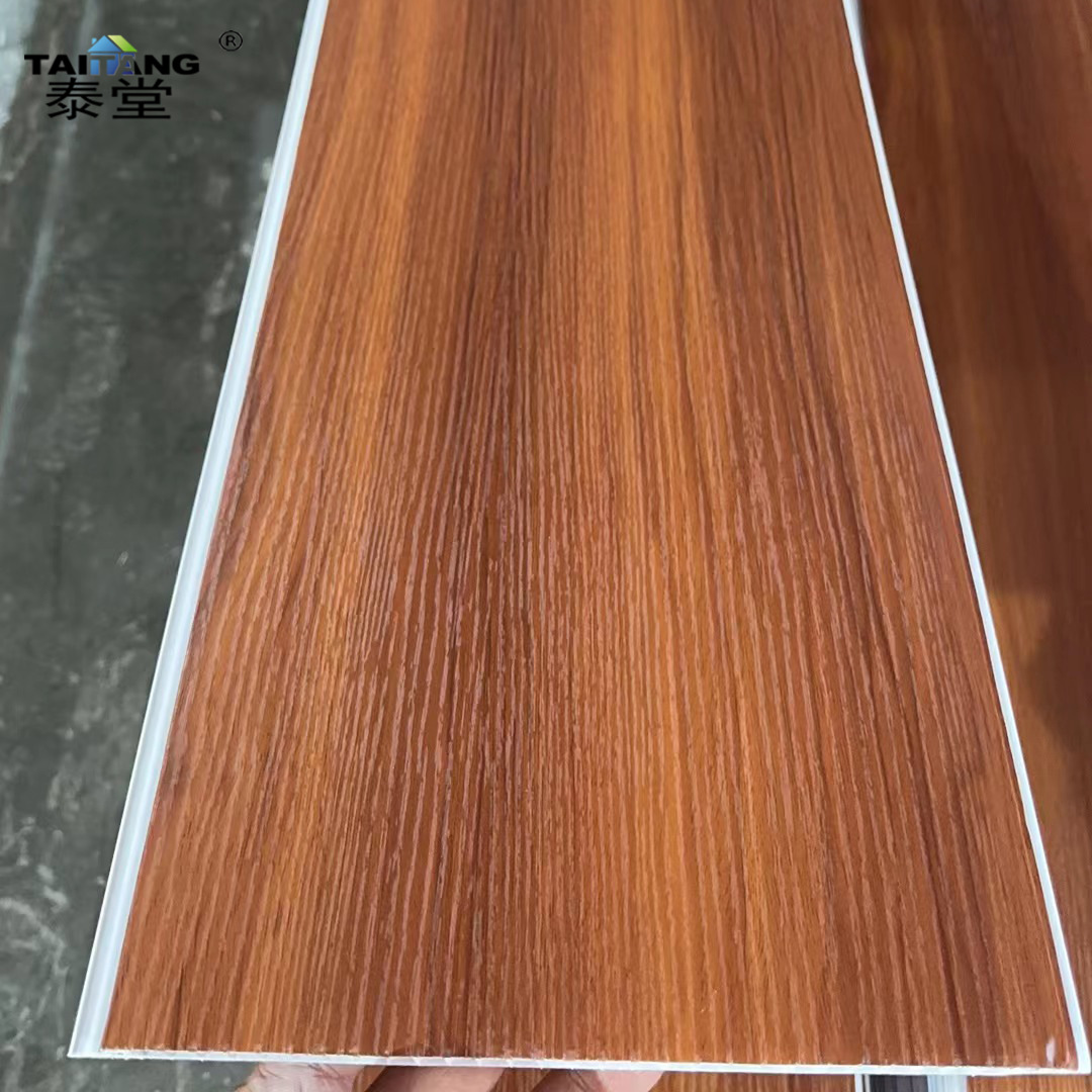 200*8mm Maldivas panel de pared de PVC patrón redondo moderno impermeable revestimiento de techo