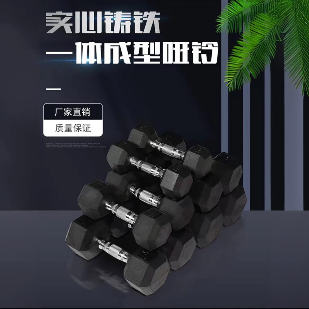 Dumbbell Men's Fitness Equipment Household Women's Hexagonal Solid Pure Steel Cast Iron Children's Exercise Barbell