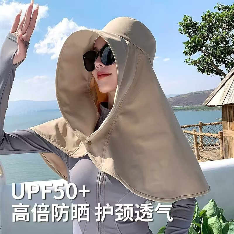 Sombrero solar para mujeres 2025, nuevo verano, gorra grande, gorra plegable anti-UV, gorra de pescador de sombrero