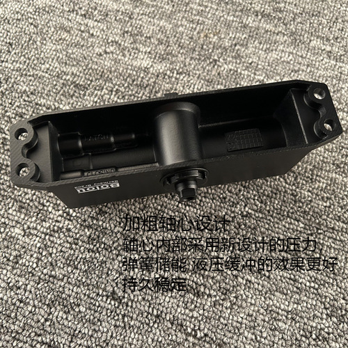 KFC door closer hydraulic buffer with framed glass sliding door track type door returner black