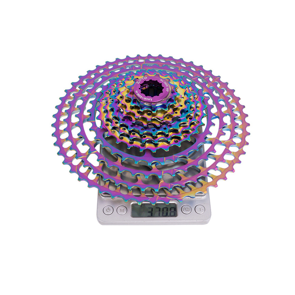 Volante de tarjeta de bicicleta de montaña ZTTO 11 velocidades 11-50T volante de color ultraligero velocidad variable piñón Talun