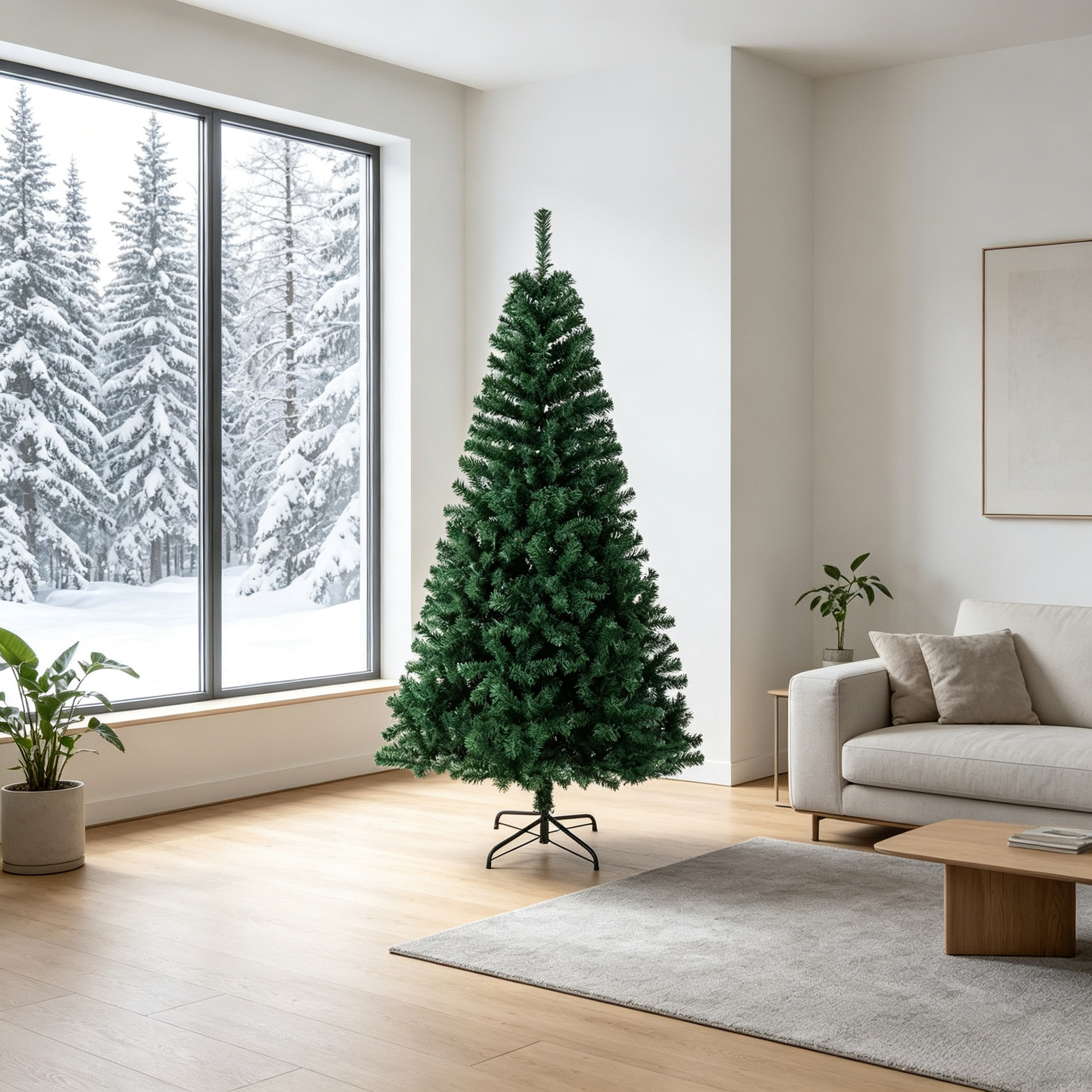 Simulación transfronteriza encriptada árbol de Navidad de PVC Amazon hotel de tamaño completo decoración del centro comercial árbol de Navidad en stock