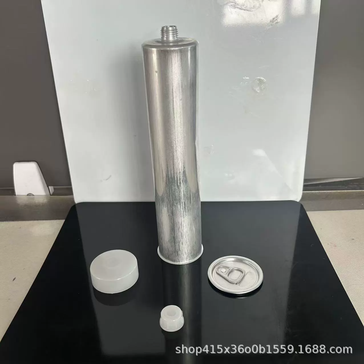 Алюминиевая трубка с отверстием 310 мл, теплопроводящий гель, алюминиевая трубка, 42 провода, свернутый край