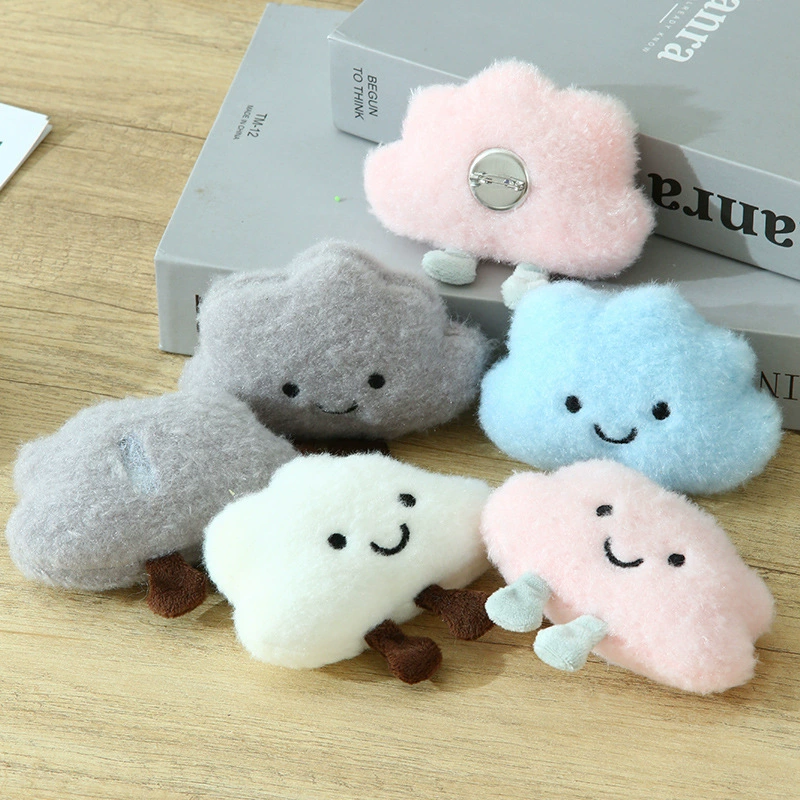 Мультяшное облако в форме плюшевой броши подвеска милый рюкзак кукла школьная сумка подвеска брелок держатель куклы куклы