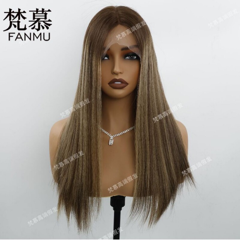 In-Stock Foreign Trade Orders High-End Jewish Hair, Highlighted Full Real Human Hair, European and American White Hair, Braided Hair for Women