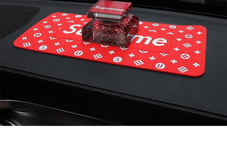 Car Anti-Slip Mat, Car Sun Protection Mat, Mobile Phone Center Console High Temperature Resistant Storage Mat, Anti-Slip in the Car