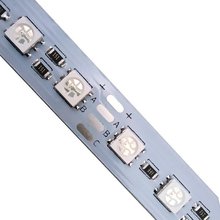 LED5050铝基板硬灯条12V24V72灯七彩RGB展示柜灯条嵌入线性灯条