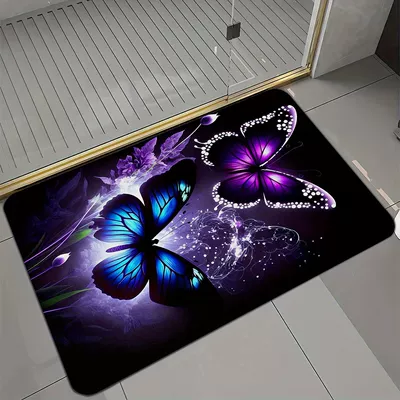 In-Stock Shein Daily Floor Mats Bathroom Mats Entrance Door Mats Bathroom Absorbent Foot Mats Wholesale (Avtomobil döşəmə paspasları) - 6usv3yvx-1-4060cm-skin-friendly-flannel-dot-plastic-bottom
