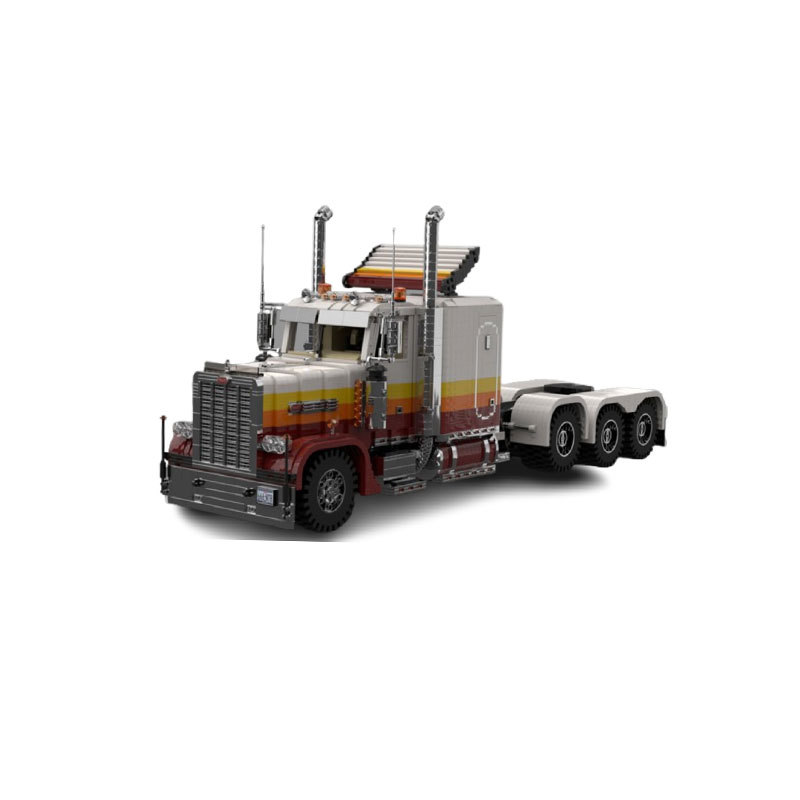 Building Block Truck Transporter Educational Construction Model_voghion.com