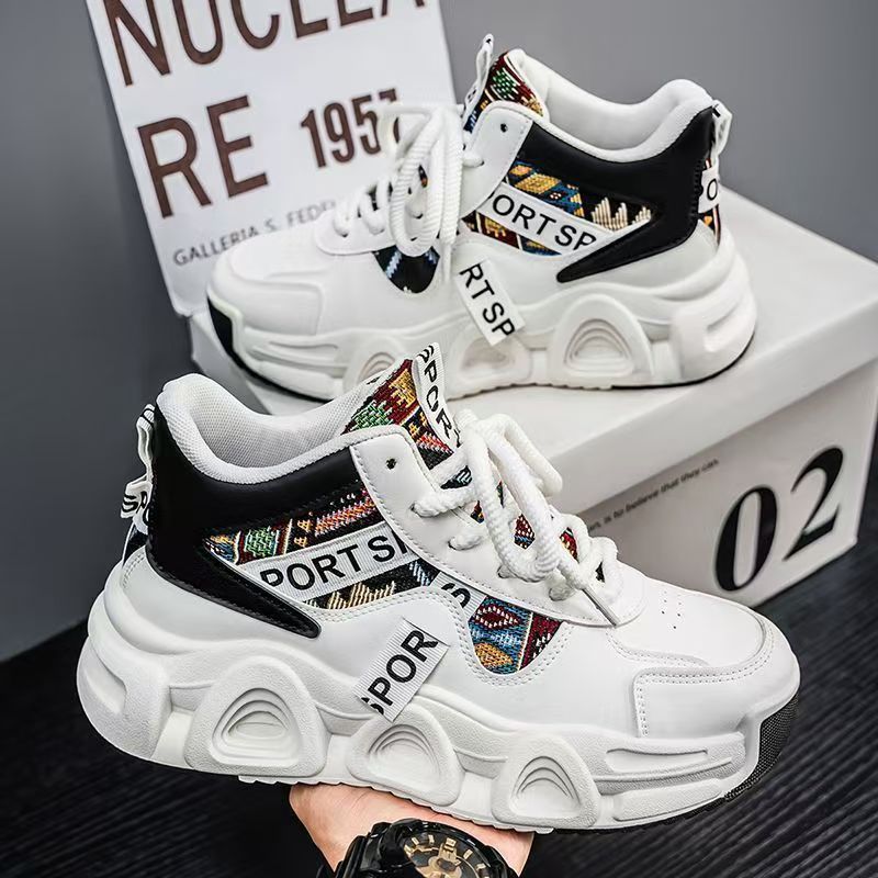 2026 primavera nueva alta transpiración universal zapatos casuales para hombres juveniles correr zapatos deportivos antideslizantes de suela gruesa