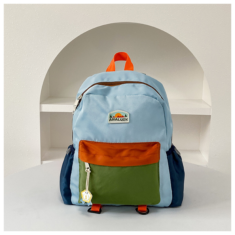 2025 mochila de moda coreana para niños y niñas, mochila para niños de jardín de infantes, nueva mochila para niños de color exterior