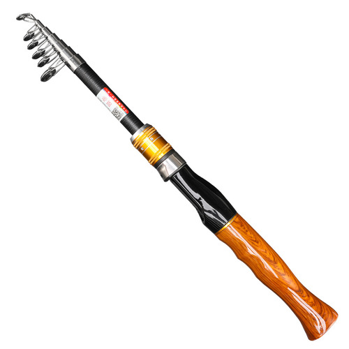 Factory direct delivery, lure fishing rod, telescopic mini small lure rod, portable short-section lure rod, small long-distance casting rod, cross-border