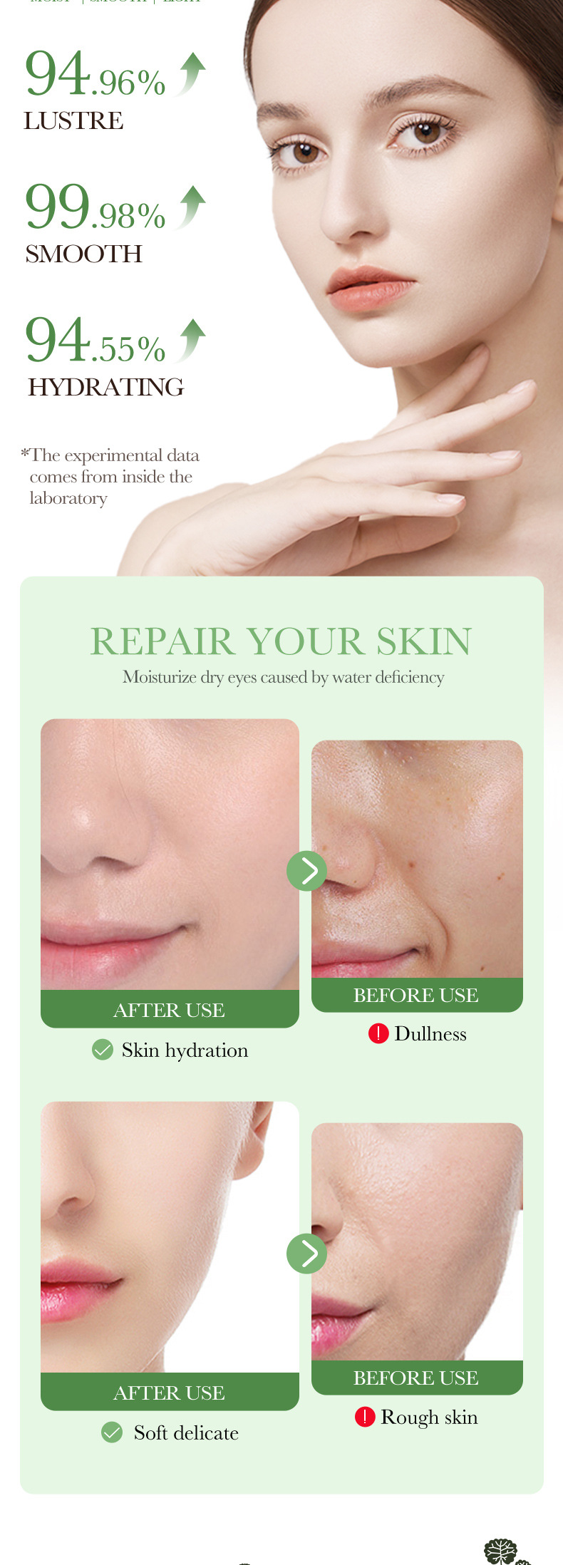 BIOAOUA All English Centella Original Solution Soothing essence Moisturizing and Firming_voghion.com