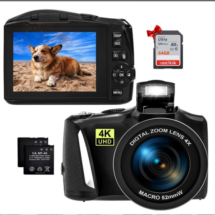 Цифровая камера для электронной торговли, 4K 48MP полнокадровая камера «наводи и снимай», с 3-дюймовым экраном R6s