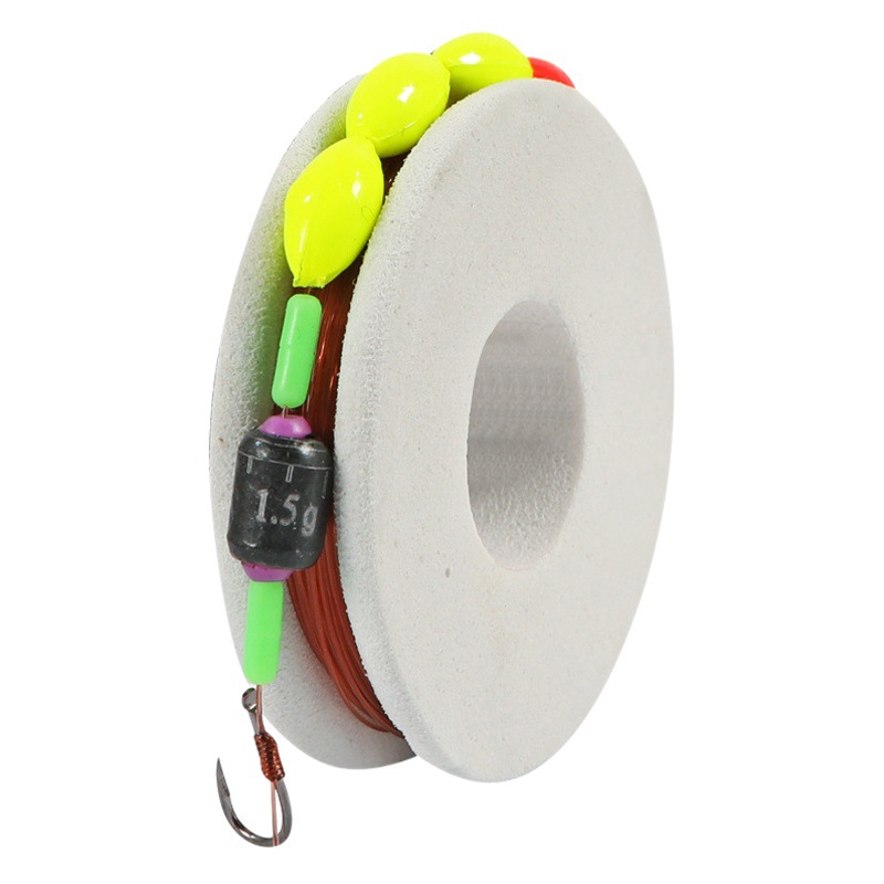 Seven Star float with hook line set traditional fishing finished product tied with barbed full set finished product hook line set fishing line wholesale