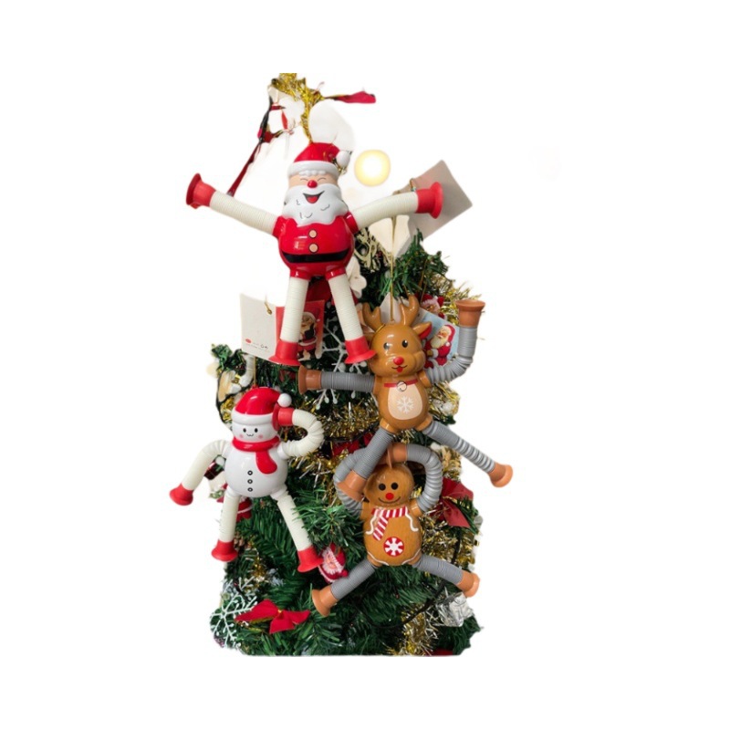 Variable chupa de Navidad colgante muñeca colgante árbol de Navidad colgante juguetes retráctiles decoración regalos