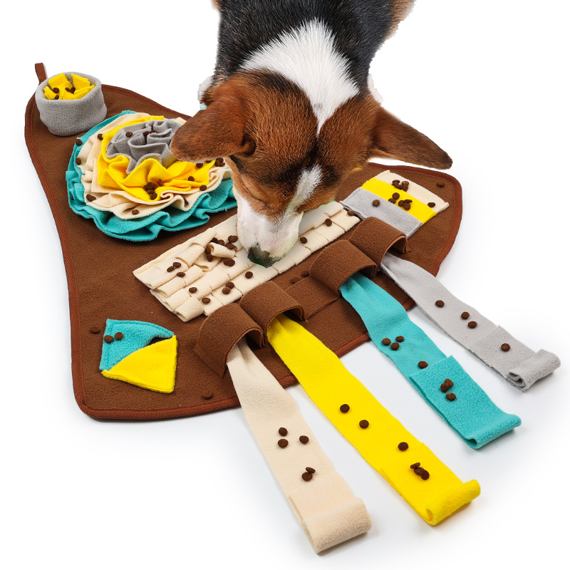 Pet Sniffing Mat For Dogs Challenging Slow Feeding Brain Boosting_voghion.com
