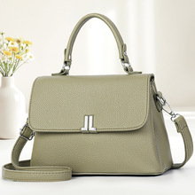 欧美女士手提斜挎包女包新款高级感法式通勤包时尚大容量软皮包包